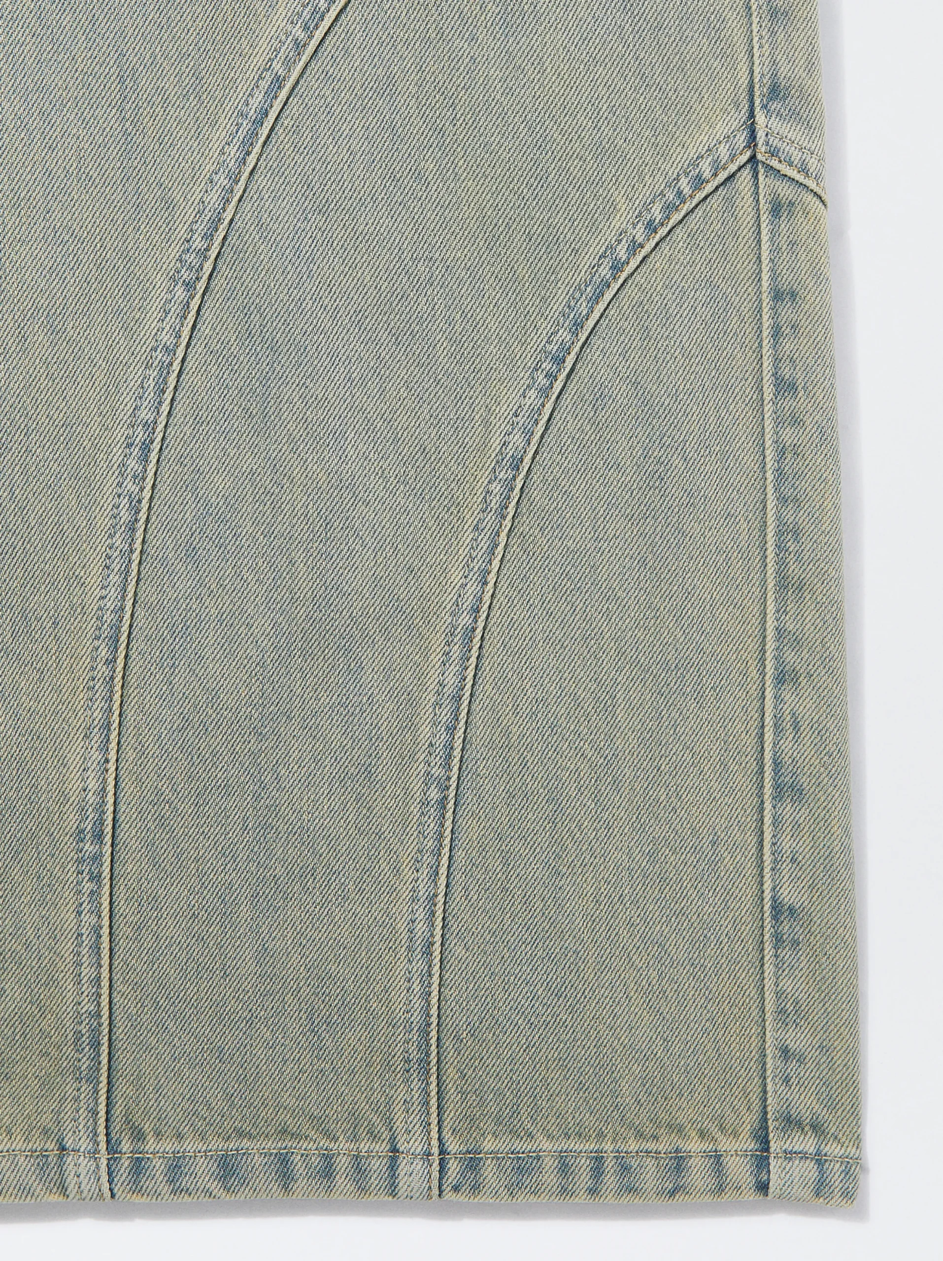 PARFOIS Pantalón Vaquero De Tiro Medio Azul Sale
