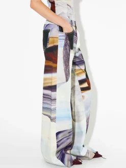 PARFOIS Pantalón Vaquero Estampado Multicor Discount