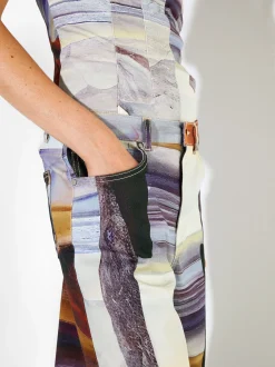 PARFOIS Pantalón Vaquero Estampado Multicor Discount