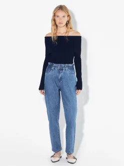 PARFOIS Pantal&oacute;n Vaquero Paperbag Azul Outlet