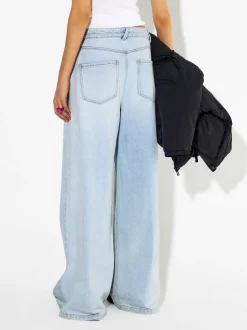PARFOIS Pantalón Vaquero Wide Leg Azul Best