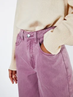 PARFOIS Pantalones Cargo Algod&oacute;n Rosa Hot