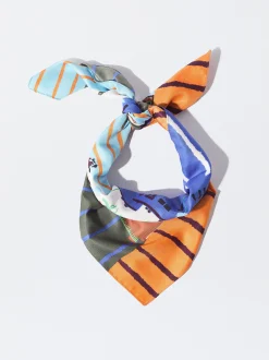 PARFOIS Pañuelo Con Estampado Multicor Fashion