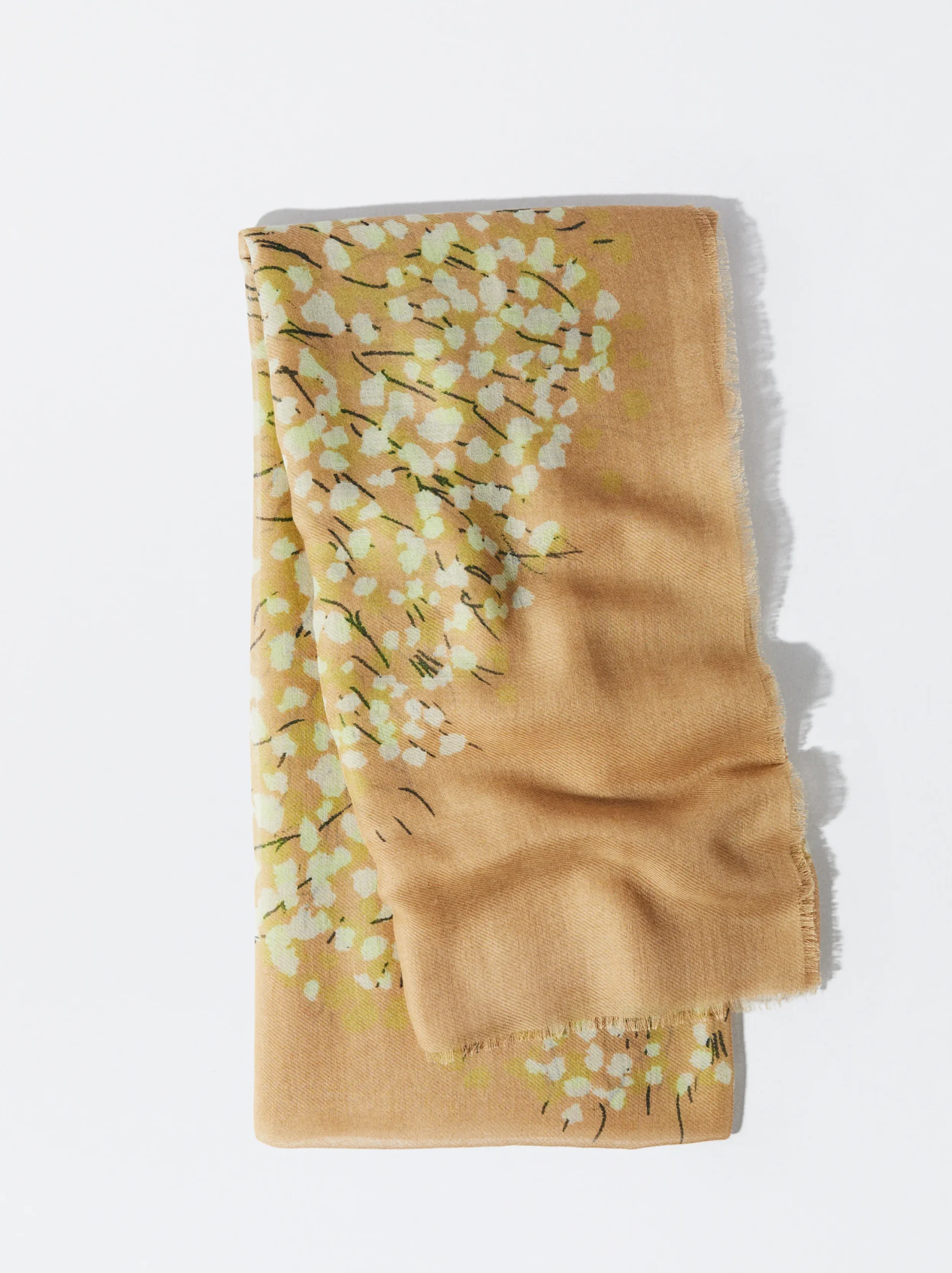 PARFOIS Pañuelo Con Estampado Beige Shop