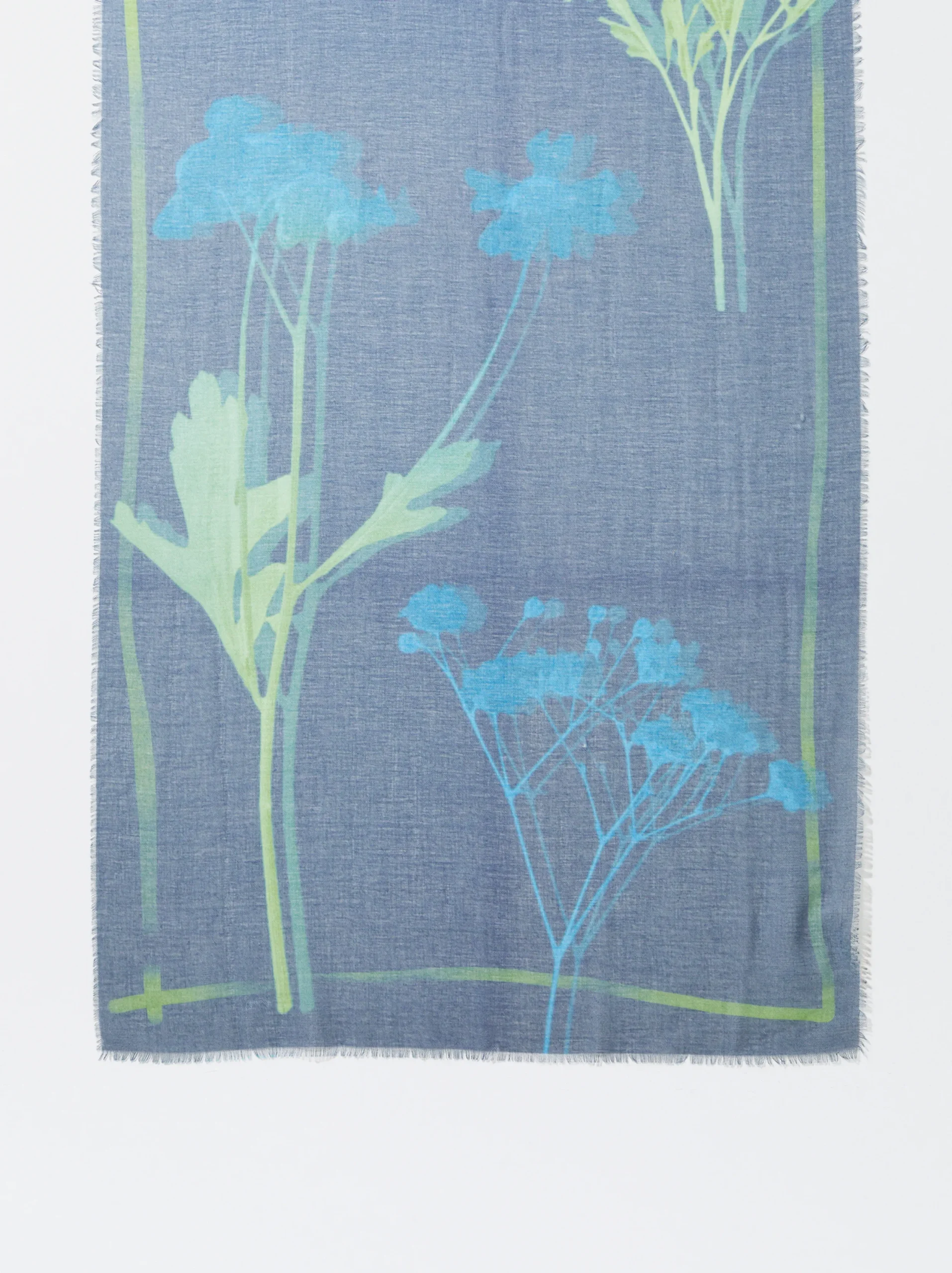 PARFOIS Pañuelo Con Estampado Azul Marino Shop