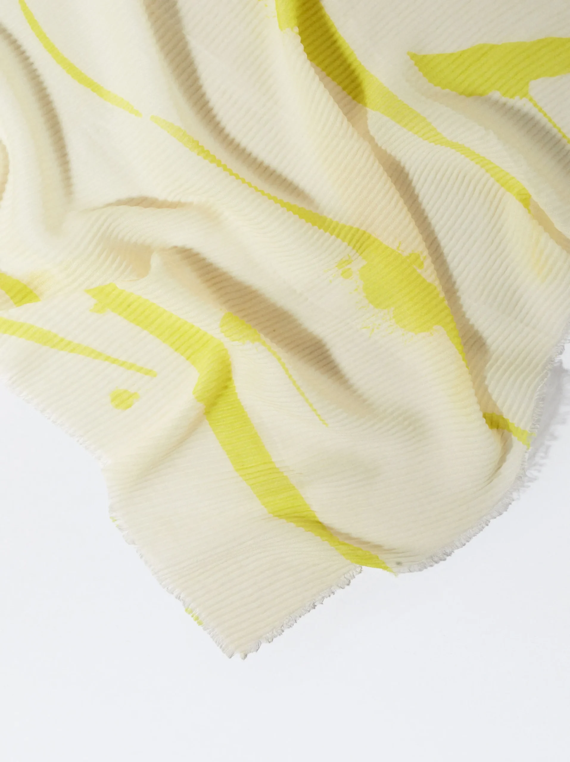 PARFOIS Pañuelo Con Estampado Amarillo Flash Sale
