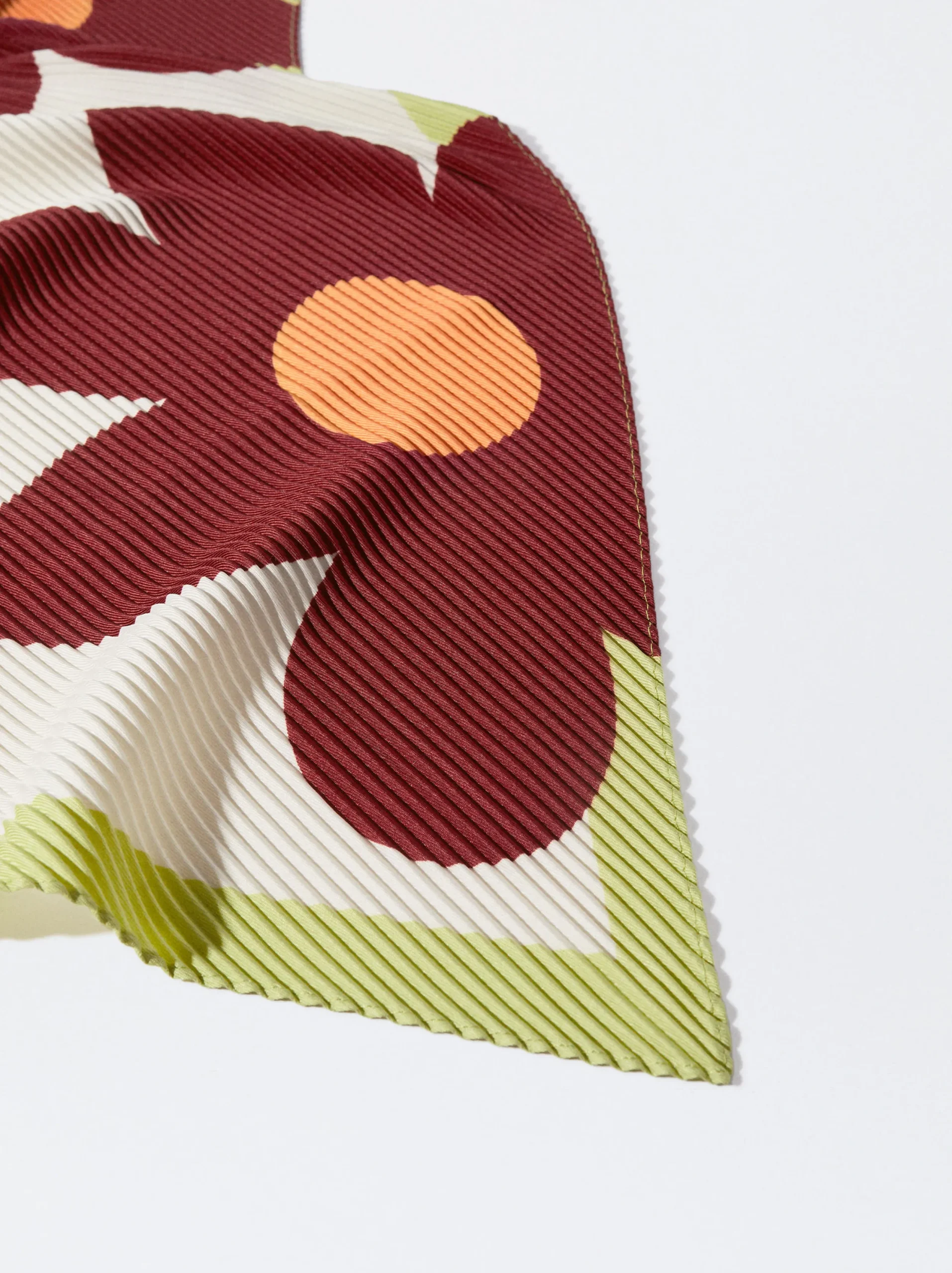 PARFOIS Pañuelo Cuadrado Estampado Floral Multicor New