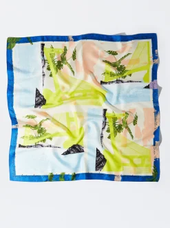 PARFOIS Pañuelo Cuadrado Estampado Verde Shop