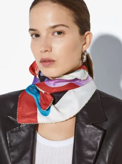 PARFOIS Pañuelo Cuadrado Estampado Multicor Discount