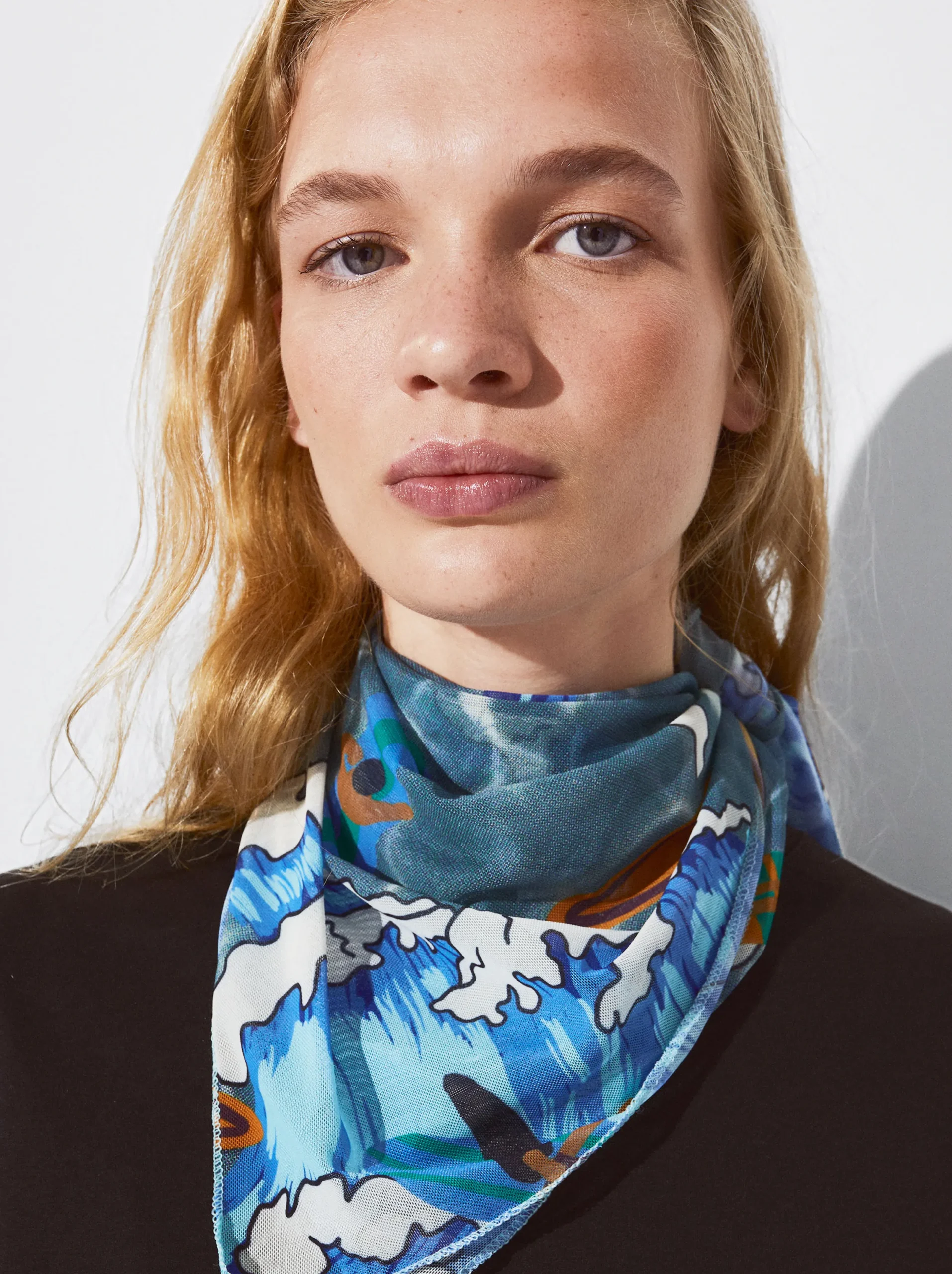 PARFOIS Pañuelo Cuadrado Estampado Multicor Discount