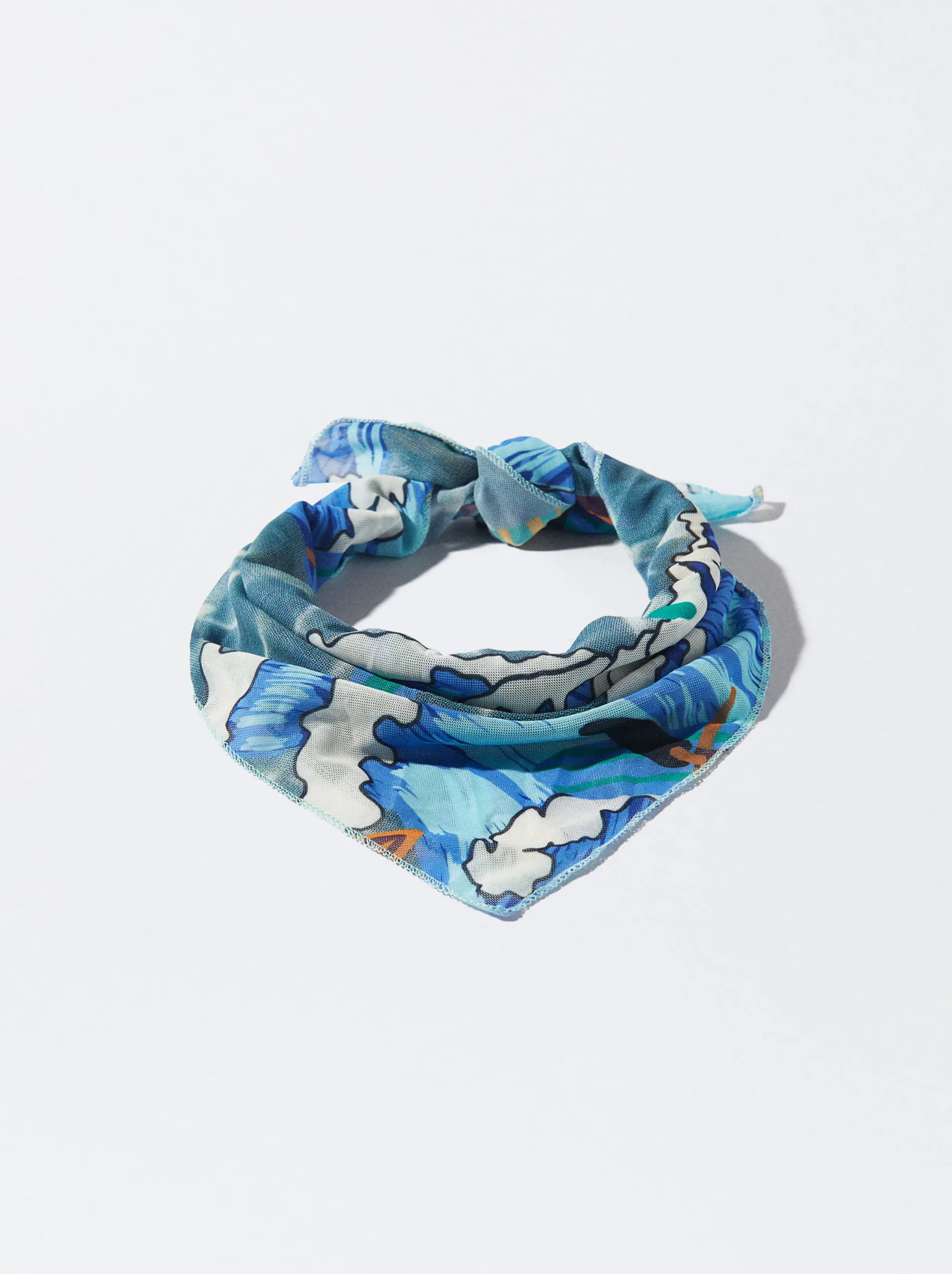 PARFOIS Pañuelo Cuadrado Estampado Multicor Discount