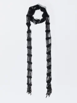 PARFOIS Pañuelo De Ceremonia Abalorios Negro Fashion