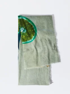 PARFOIS Pañuelo Estampado Verde Hot