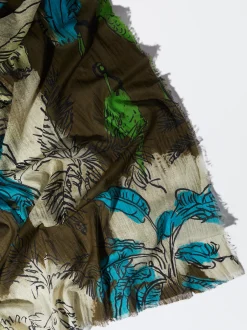 PARFOIS Pa&ntilde;uelo Estampado Caqui Cheap