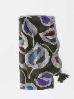 PARFOIS Pañuelo Estampado Caqui Cheap