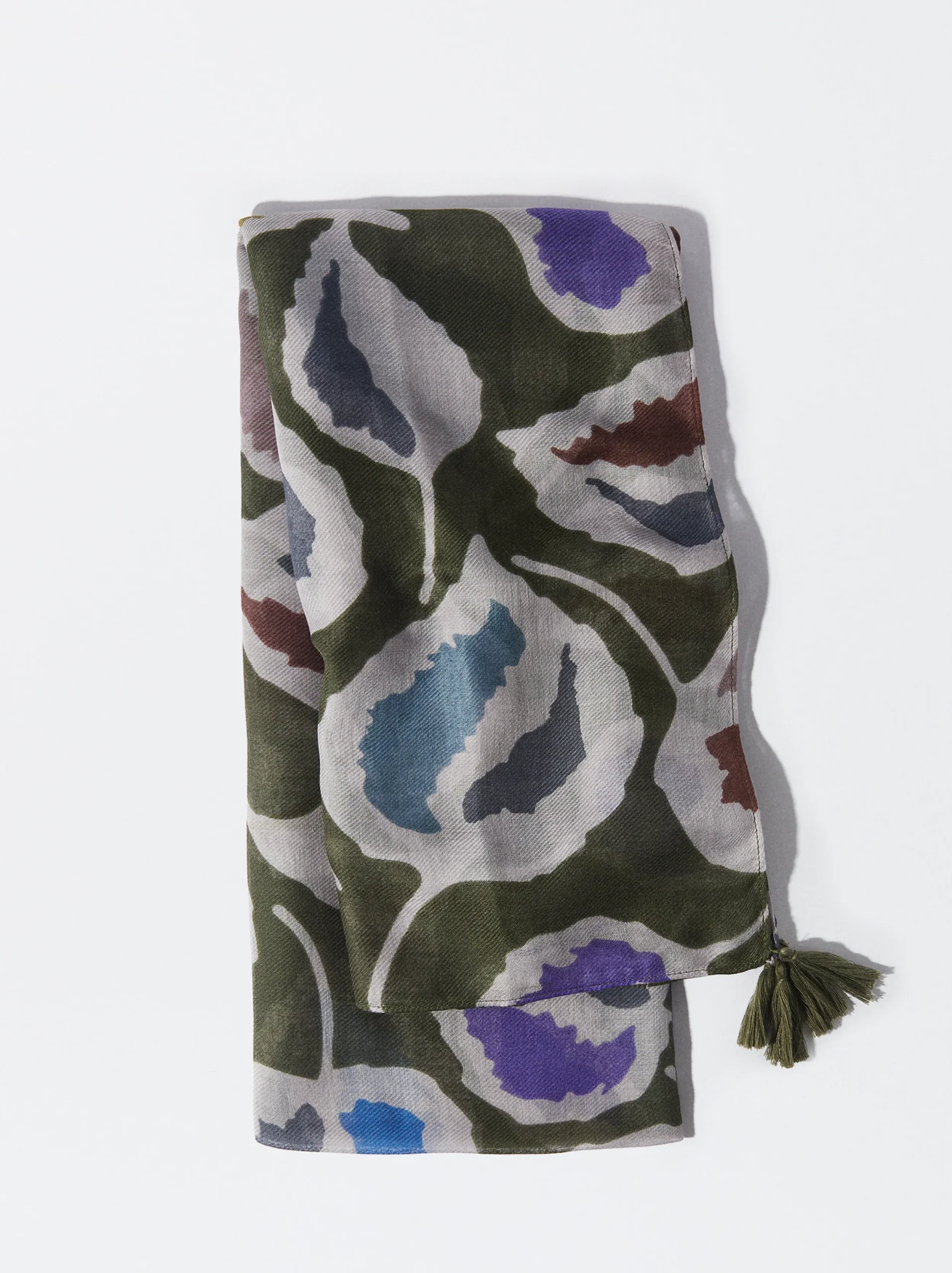 PARFOIS Pañuelo Estampado Caqui Cheap