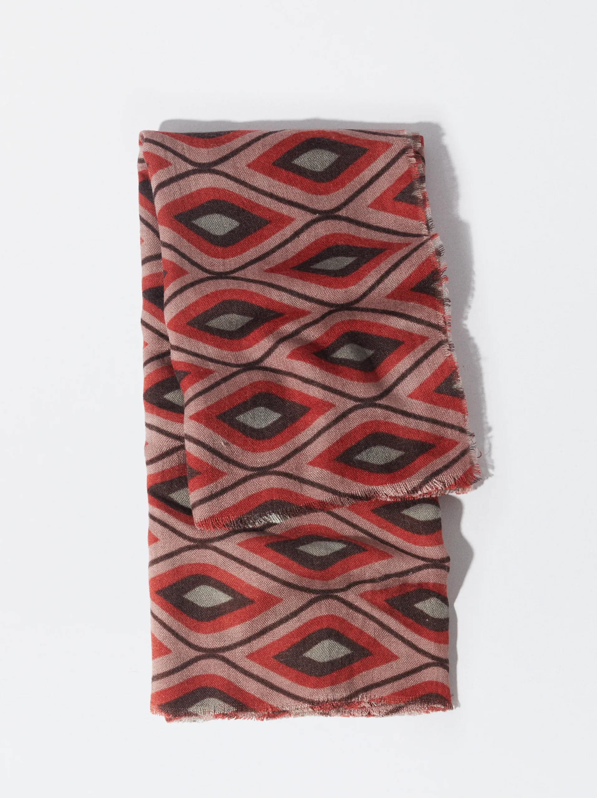 PARFOIS Pañuelo Estampado Rojo Clearance
