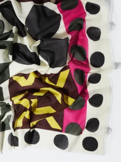 PARFOIS Pa&ntilde;uelo Estampado Algod&oacute;n Org&aacute;nico Multicor Fashion
