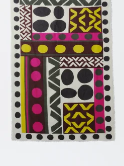 PARFOIS Pañuelo Estampado Algodón Orgánico Multicor Fashion