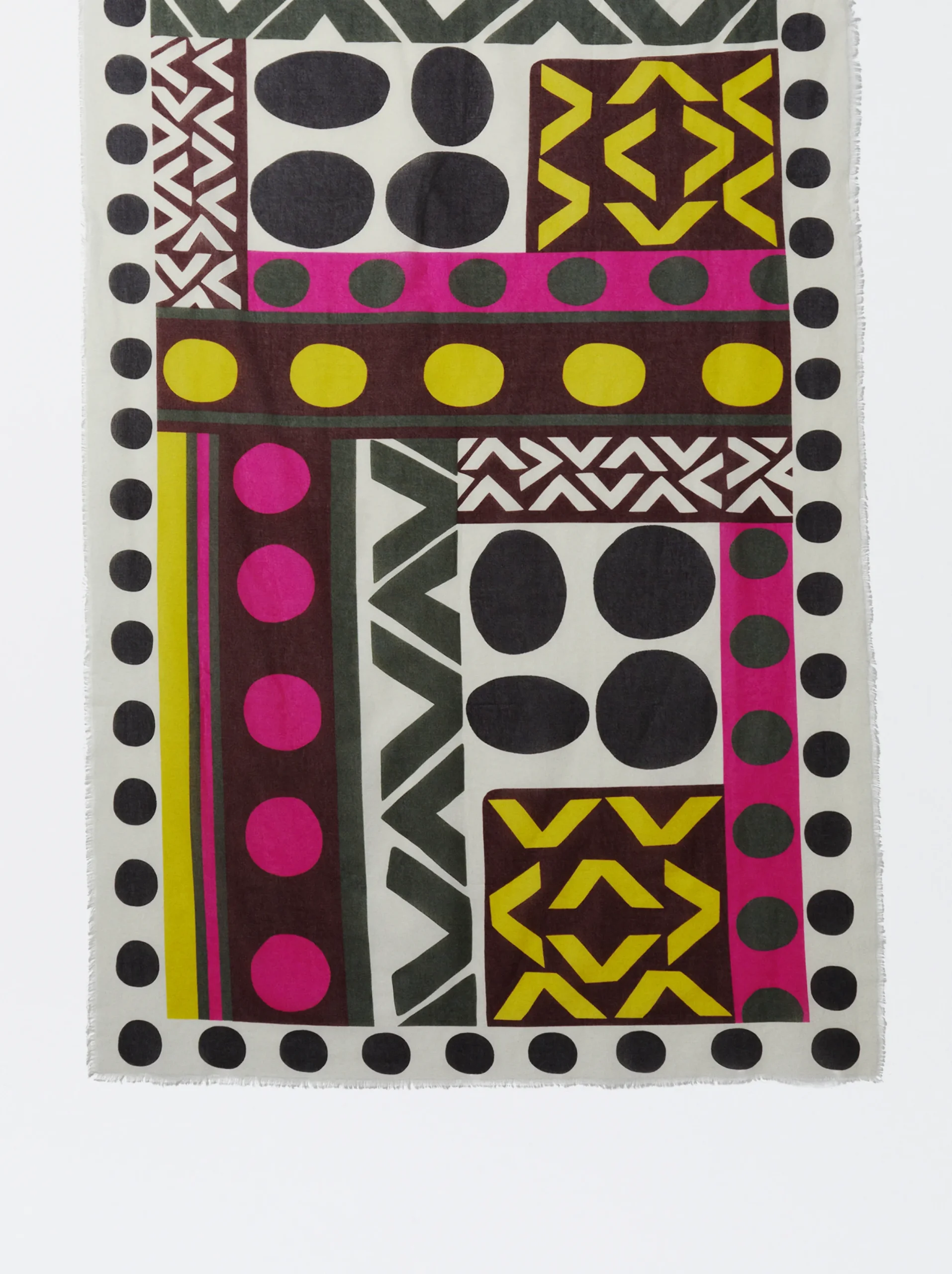 PARFOIS Pañuelo Estampado Algodón Orgánico Multicor Fashion