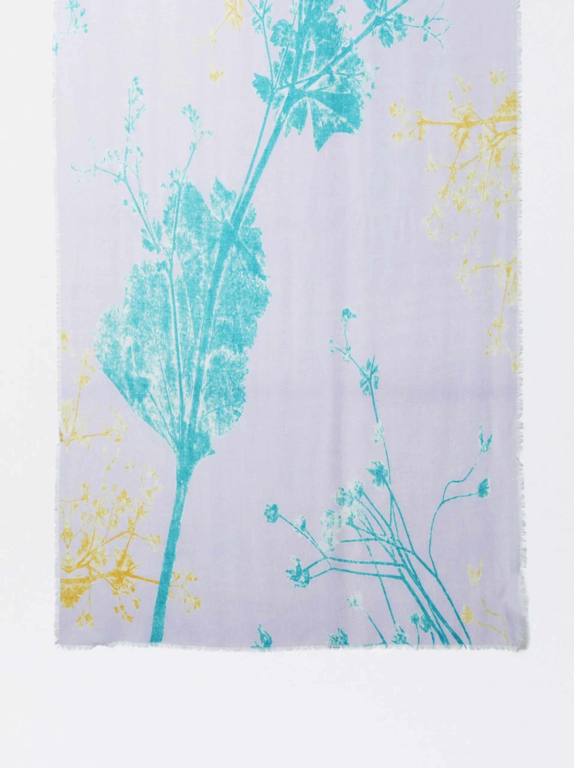 PARFOIS Pañuelo Estampado Floral Azul Discount