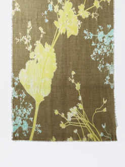 PARFOIS Pañuelo Estampado Floral Verde Cheap
