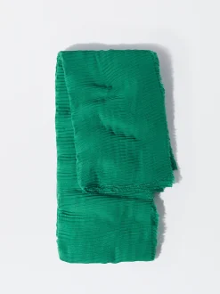 PARFOIS Pañuelo Plisado Verde Cheap