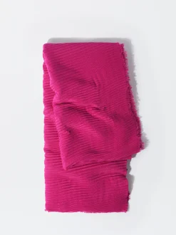 PARFOIS Pañuelo Plisado Fucsia Outlet