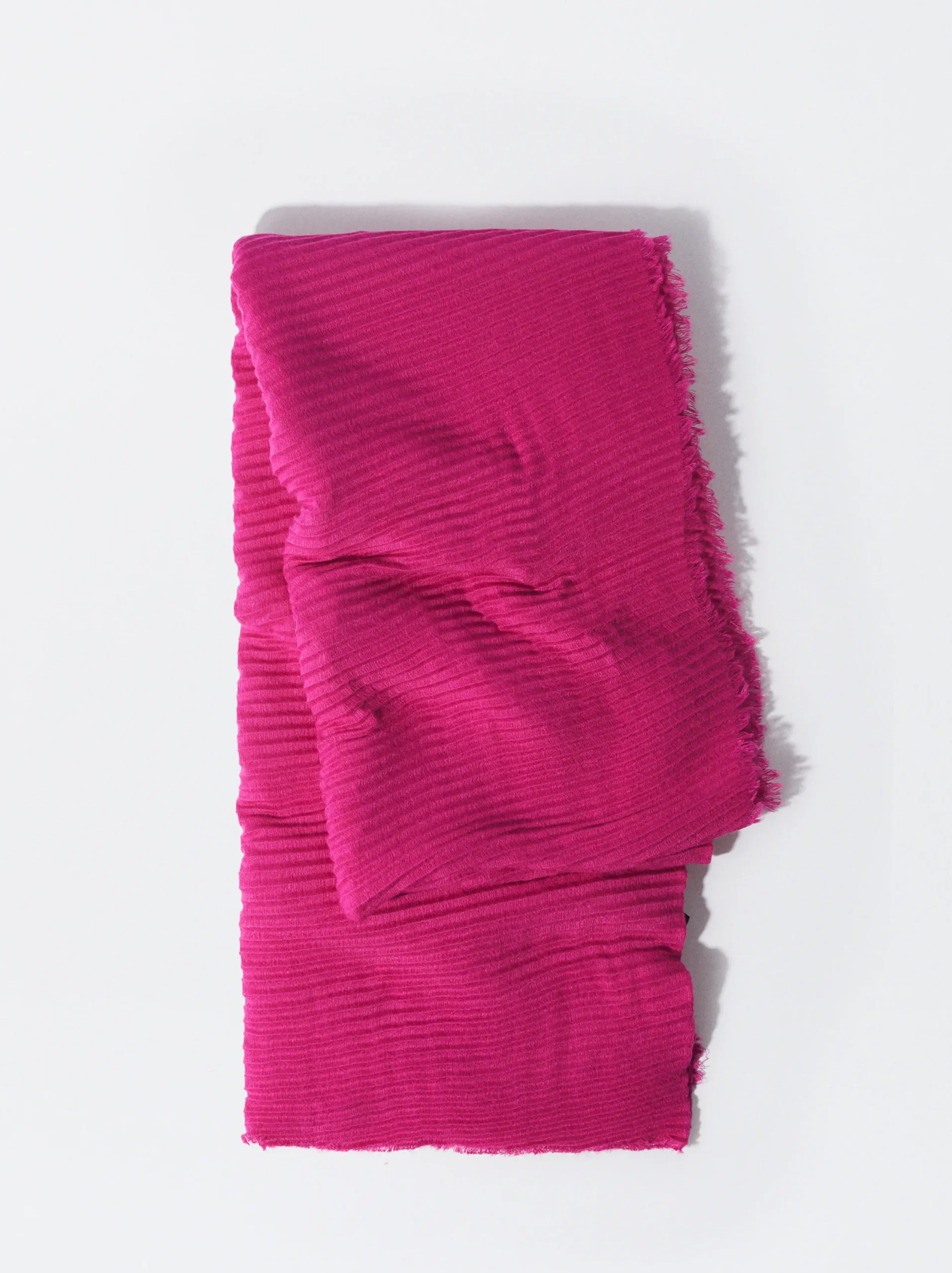PARFOIS Pañuelo Plisado Fucsia Outlet