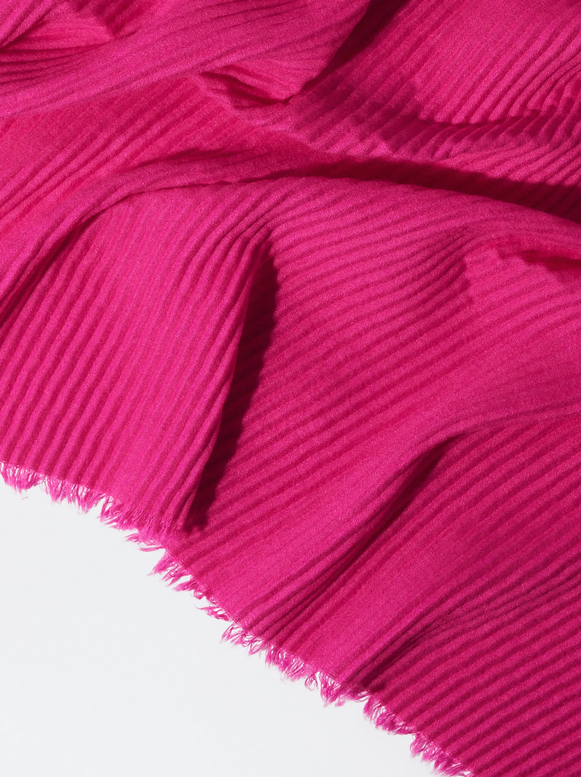 PARFOIS Pañuelo Plisado Fucsia Outlet