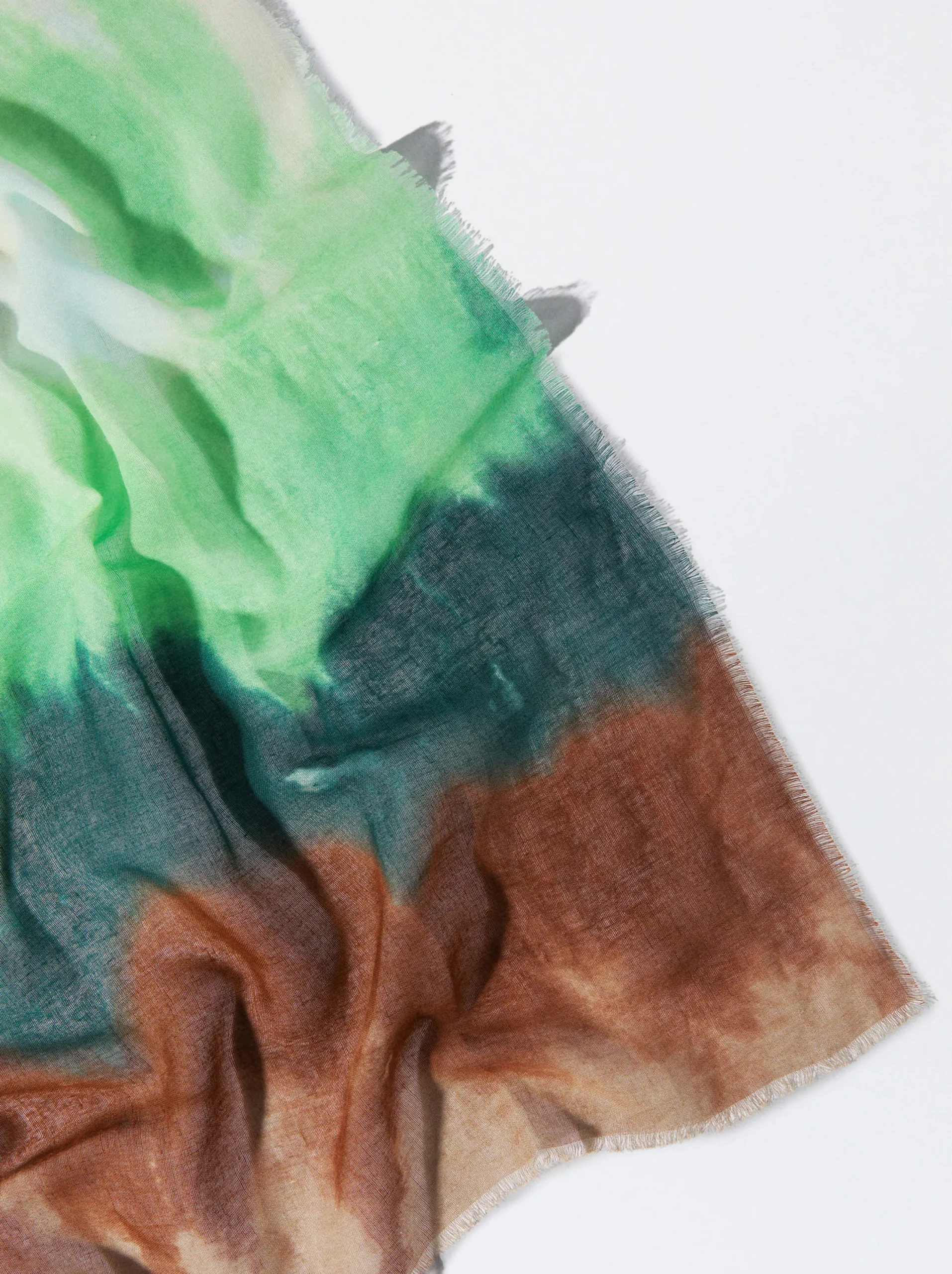 PARFOIS Pañuelo Tie-Dye Con Lino Multicor Fashion