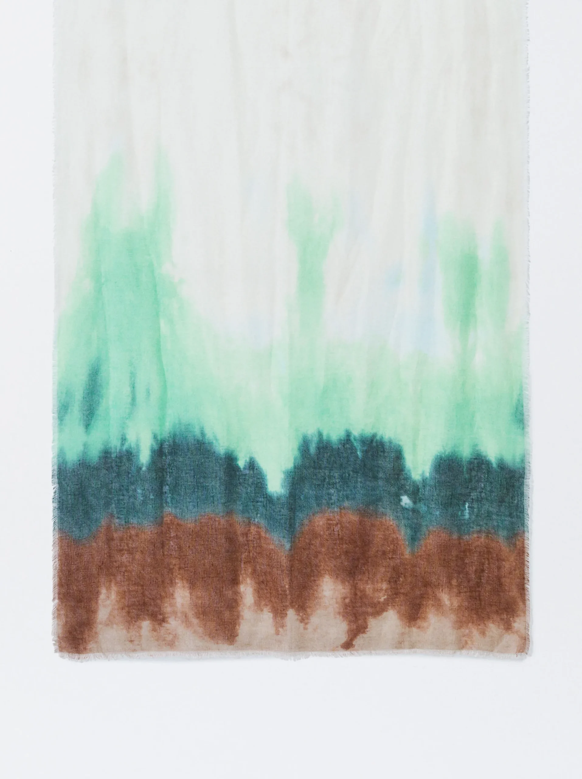 PARFOIS Pañuelo Tie-Dye Con Lino Multicor Fashion