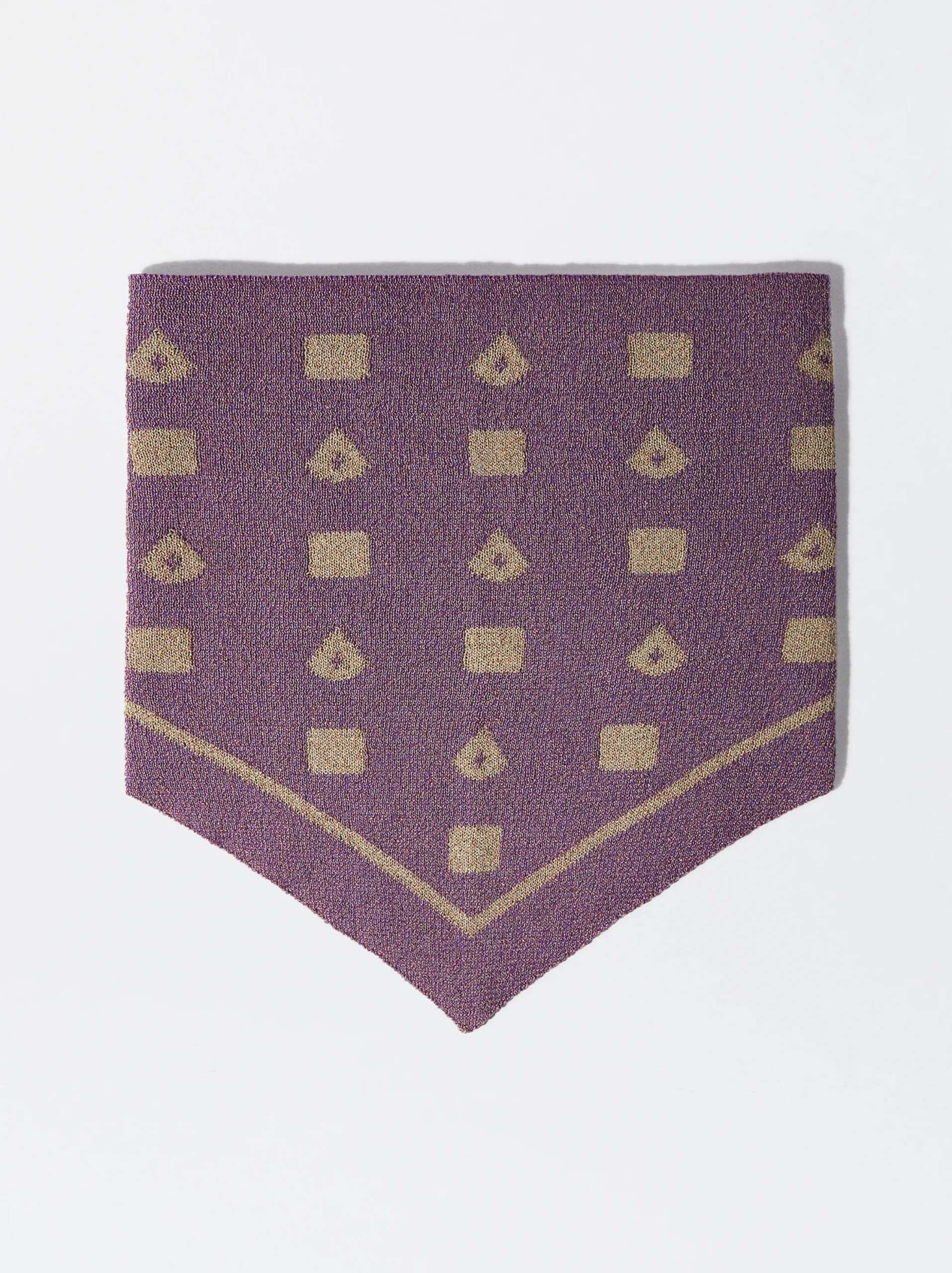 PARFOIS Pañuelo Tipo Diadema Tejido Metalizado Multicor Cheap