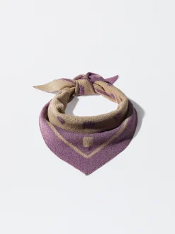 PARFOIS Pañuelo Tipo Diadema Tejido Metalizado Multicor Cheap