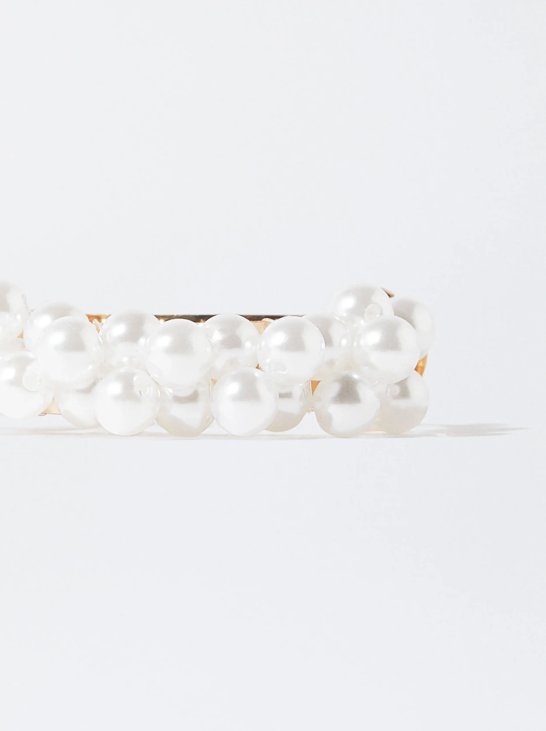 PARFOIS Pasador De Pelo Con Perlas Blanco Cheap
