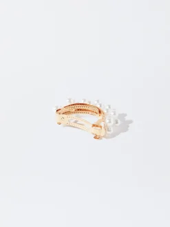 PARFOIS Pasador De Pelo Con Perlas Blanco Cheap