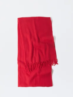 PARFOIS Pashmina 100% Lana Rojo Hot
