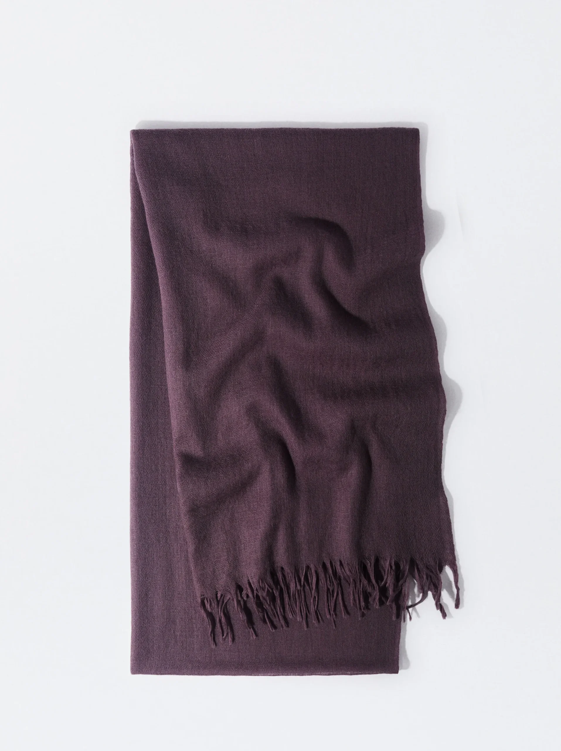 PARFOIS Pashmina 100% Lana Burdeos Online