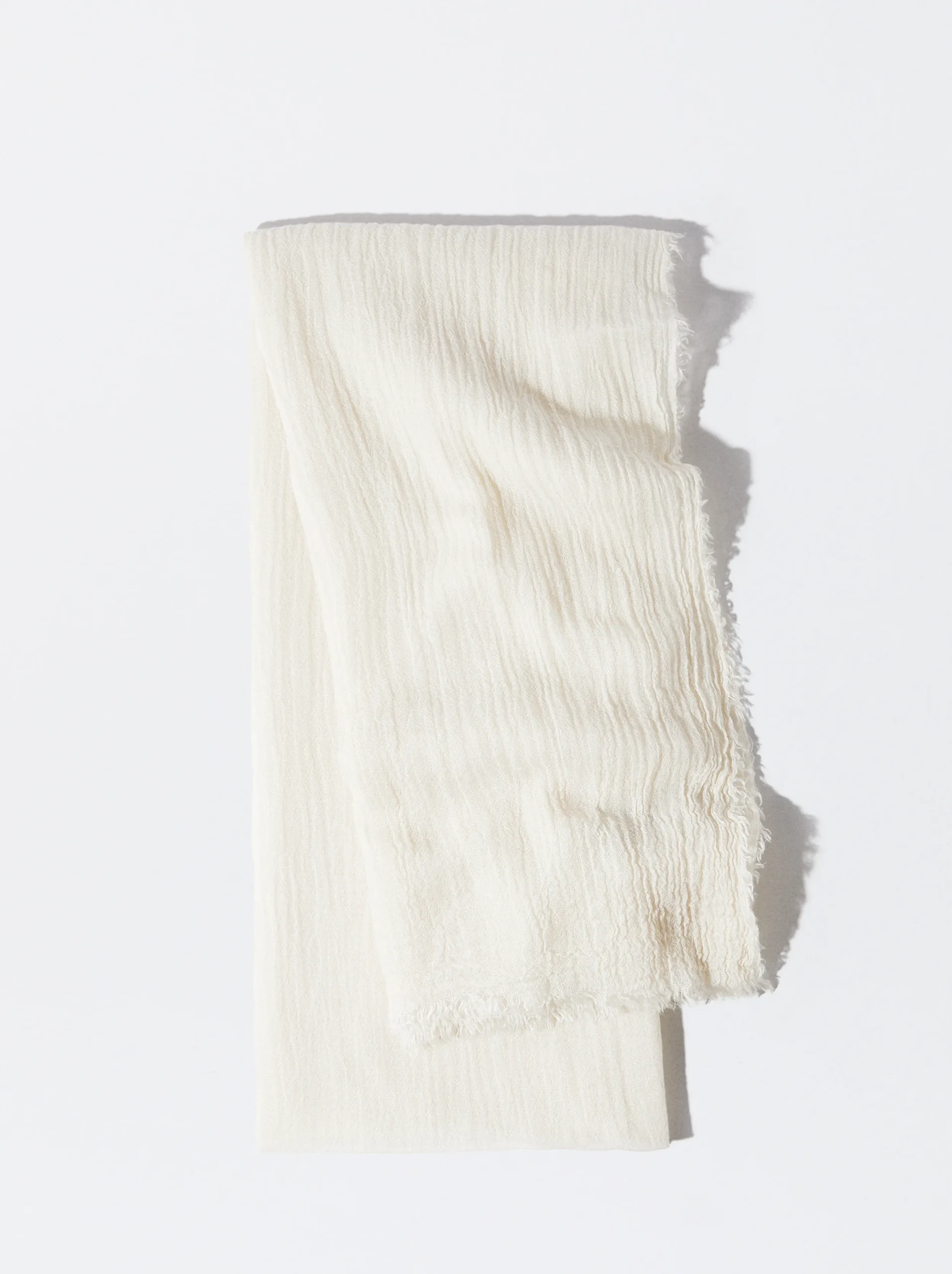 PARFOIS Pashmina Con Lana Crudo Cheap