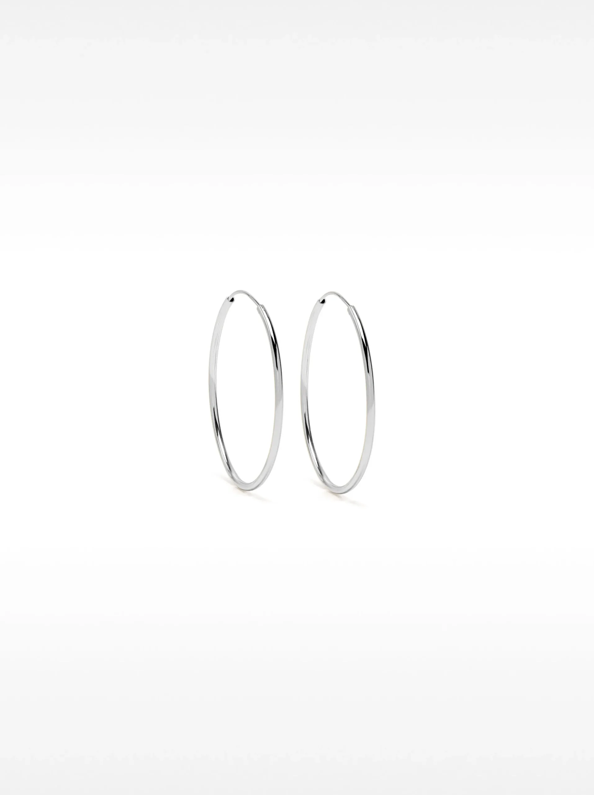 PARFOIS Pendiente De Aro Cortos De Plata 925 Plateado Shop