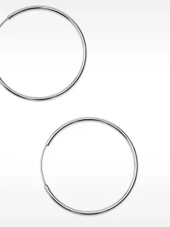 PARFOIS Pendiente De Aro Cortos De Plata 925 Plateado Shop