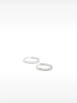 PARFOIS Pendiente De Aro Cortos De Plata 925 Plateado Online