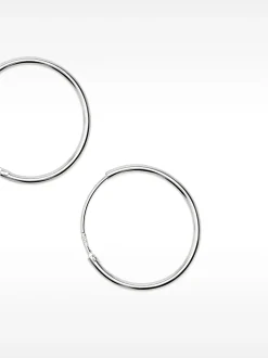 PARFOIS Pendiente De Aro Cortos De Plata 925 Plateado Hot