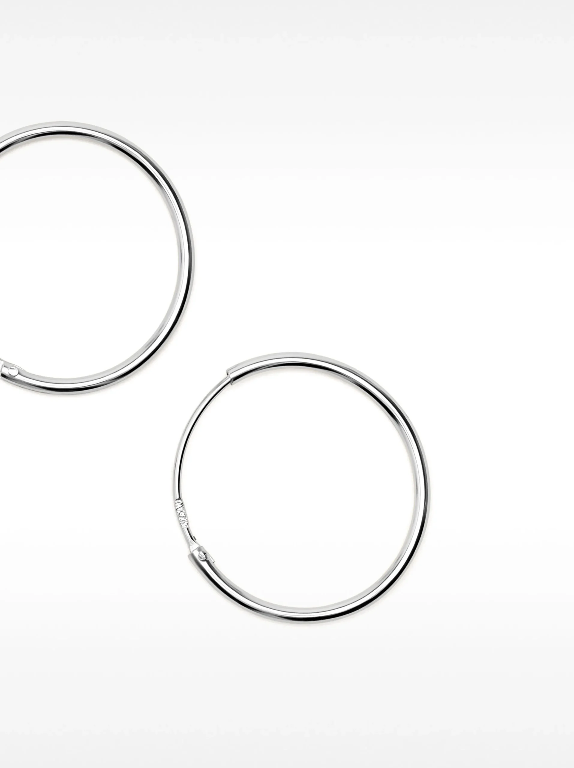 PARFOIS Pendiente De Aro Cortos De Plata 925 Plateado Hot