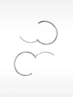 PARFOIS Pendiente De Aro Cortos De Plata 925 Plateado Hot