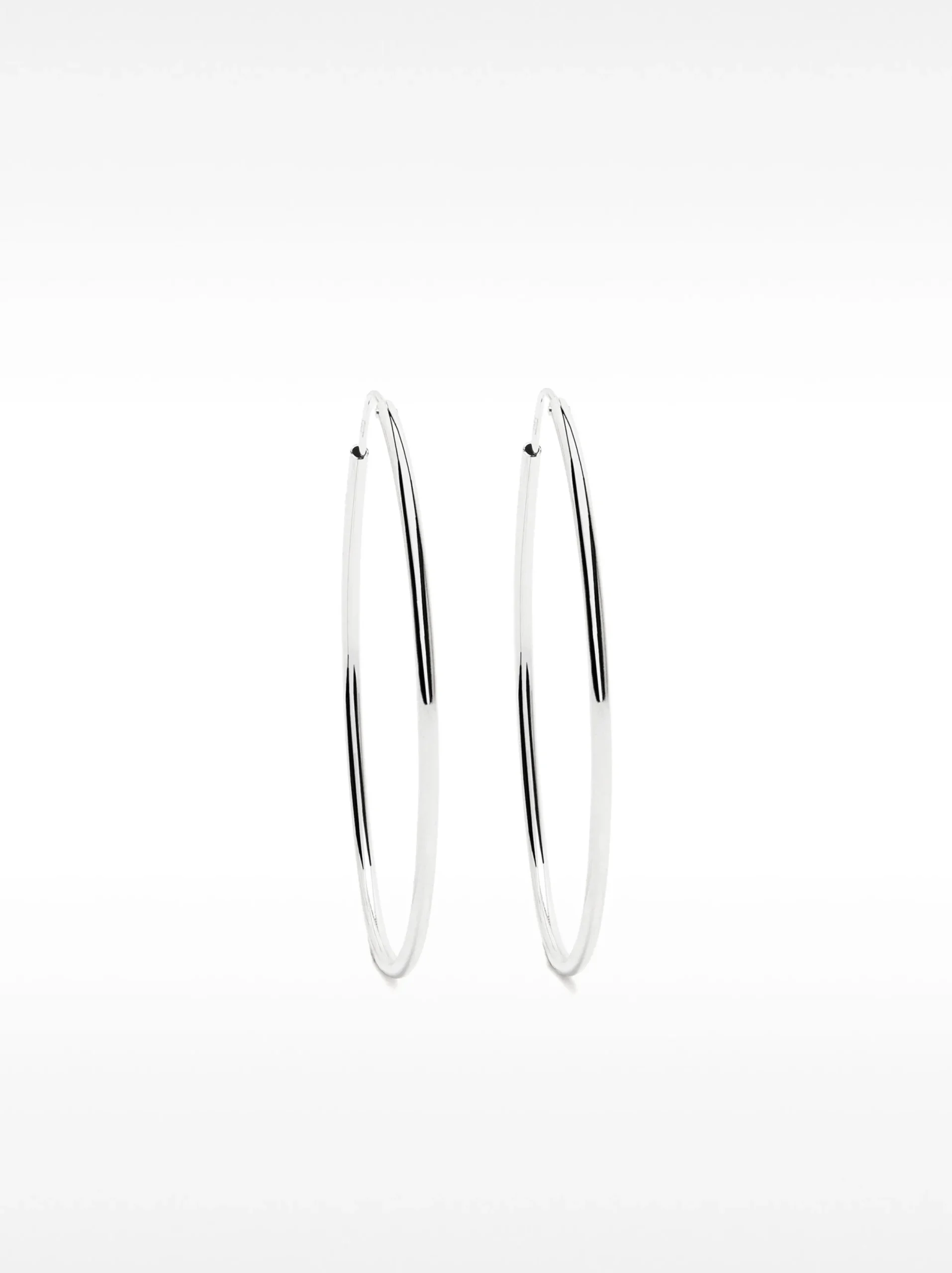 PARFOIS Pendiente De Aro Largos De Plata 925 Plateado Outlet