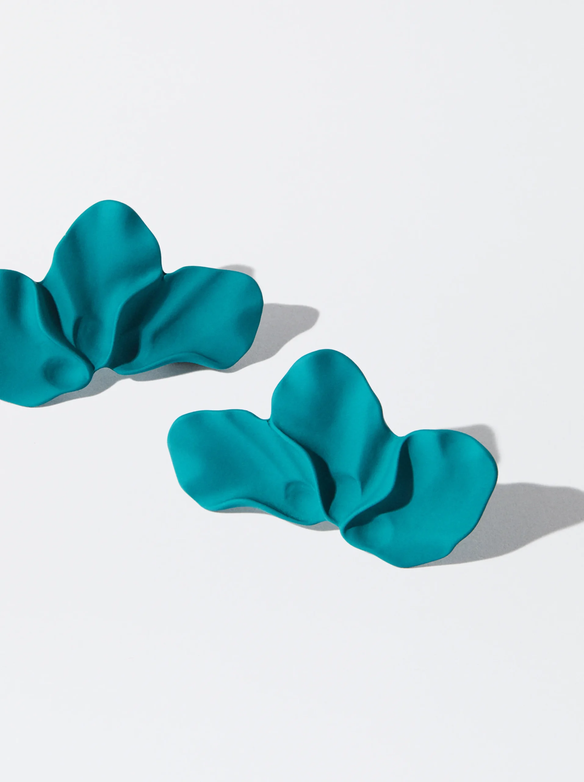 PARFOIS Pendiente Flor Acrílico Azul Store