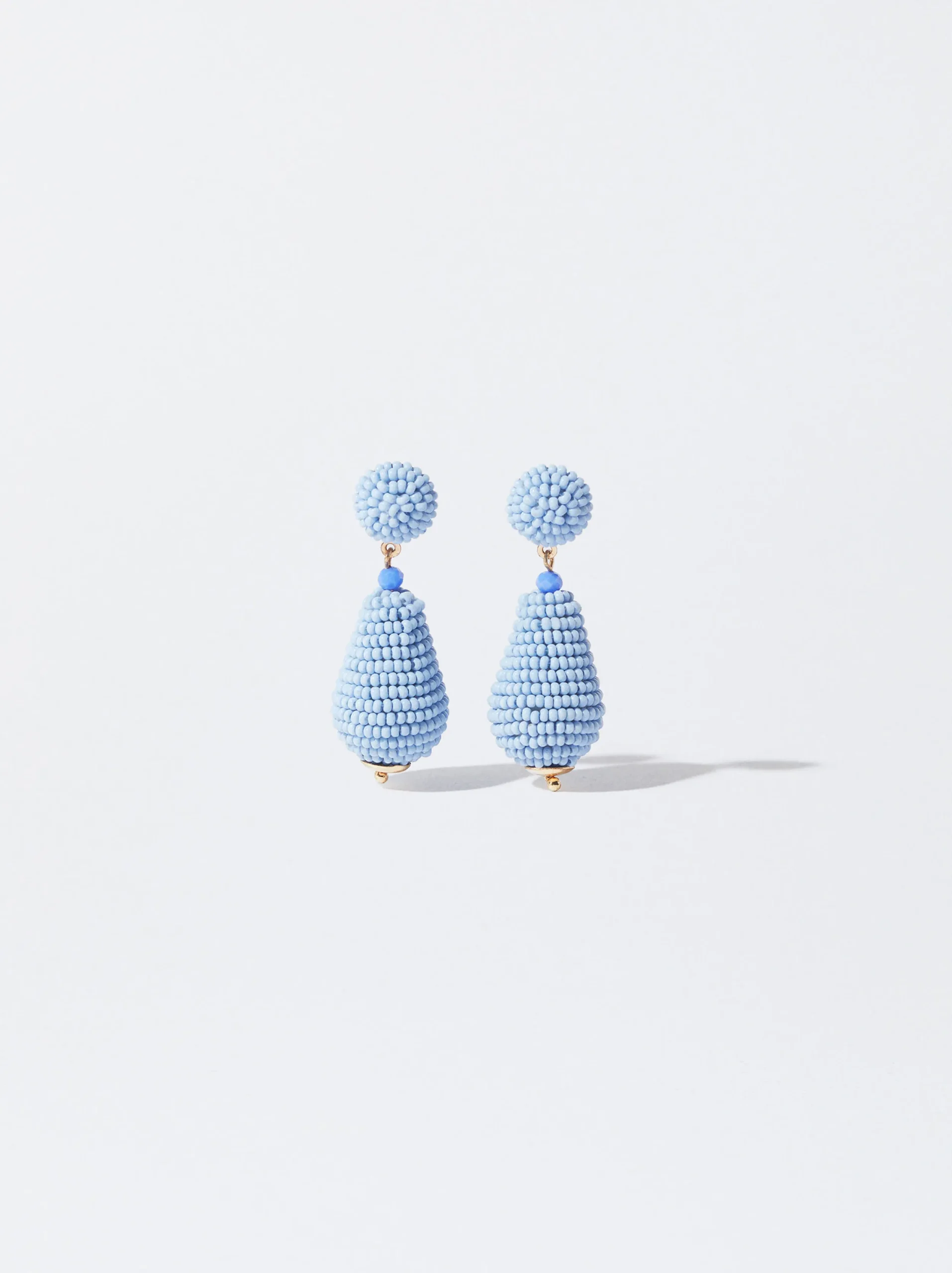 PARFOIS Pendientes Abalorios Azul Best