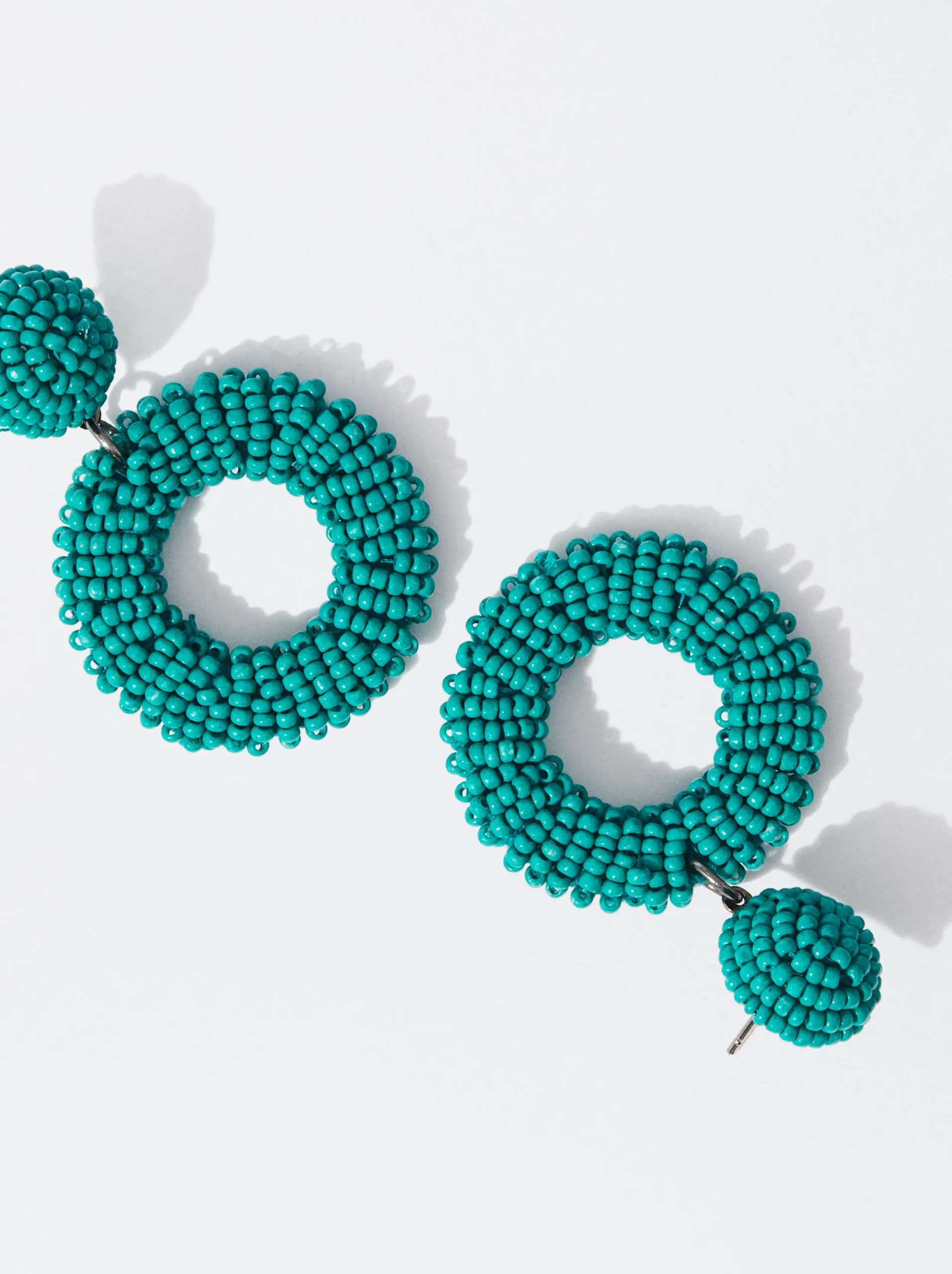 PARFOIS Pendientes Abalorios Azul Best Sale