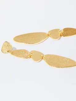 PARFOIS Pendientes Ba&ntilde;ado En Oro De 18 Quilates Dorado Cheap